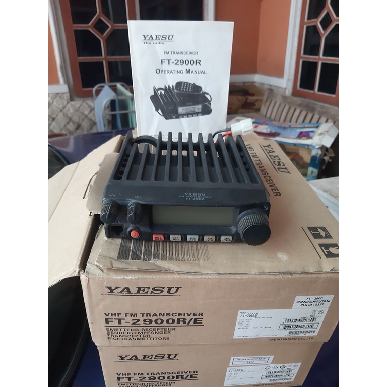 RIG YAESU FT2900 VHF RAJANYA RIG RADIO YAESU FT 2900 ORIGINAL BY MUSEN 75 WATT SD 100 WATT MADE IN J