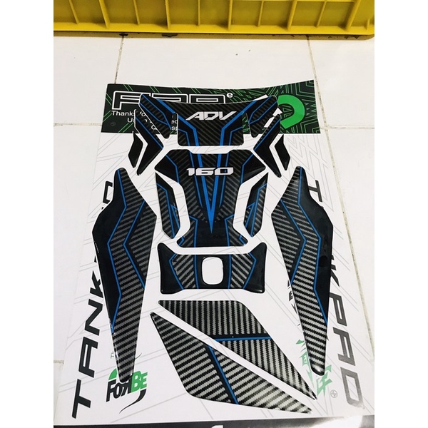 TANKPAD ADV 160cc tengped carbon stiker timbul adv 160cc