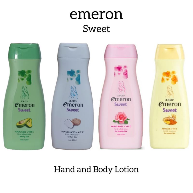 Jual Emeron Sweet Hand and Body Lotion Botol 100ml Shopee Indonesia