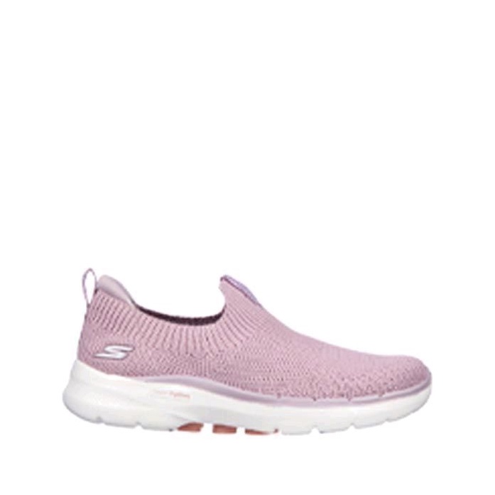 Skechers GO WALK 6 Women's Slip On Shoes - Mauve Original
