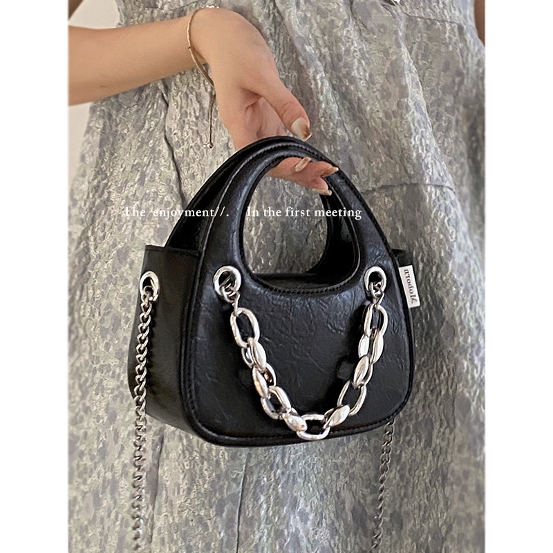 Suhao desain niche tas tangan wanita 2021 baru trendi fashion chain chain underarm bag all-match in single shoulder messenger bag