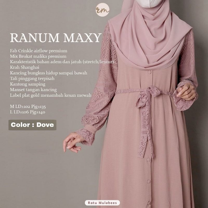 Jual New Ready!! Gamis Ratu Mulabees Ori - Jenna & Ranum Maxy | Shopee