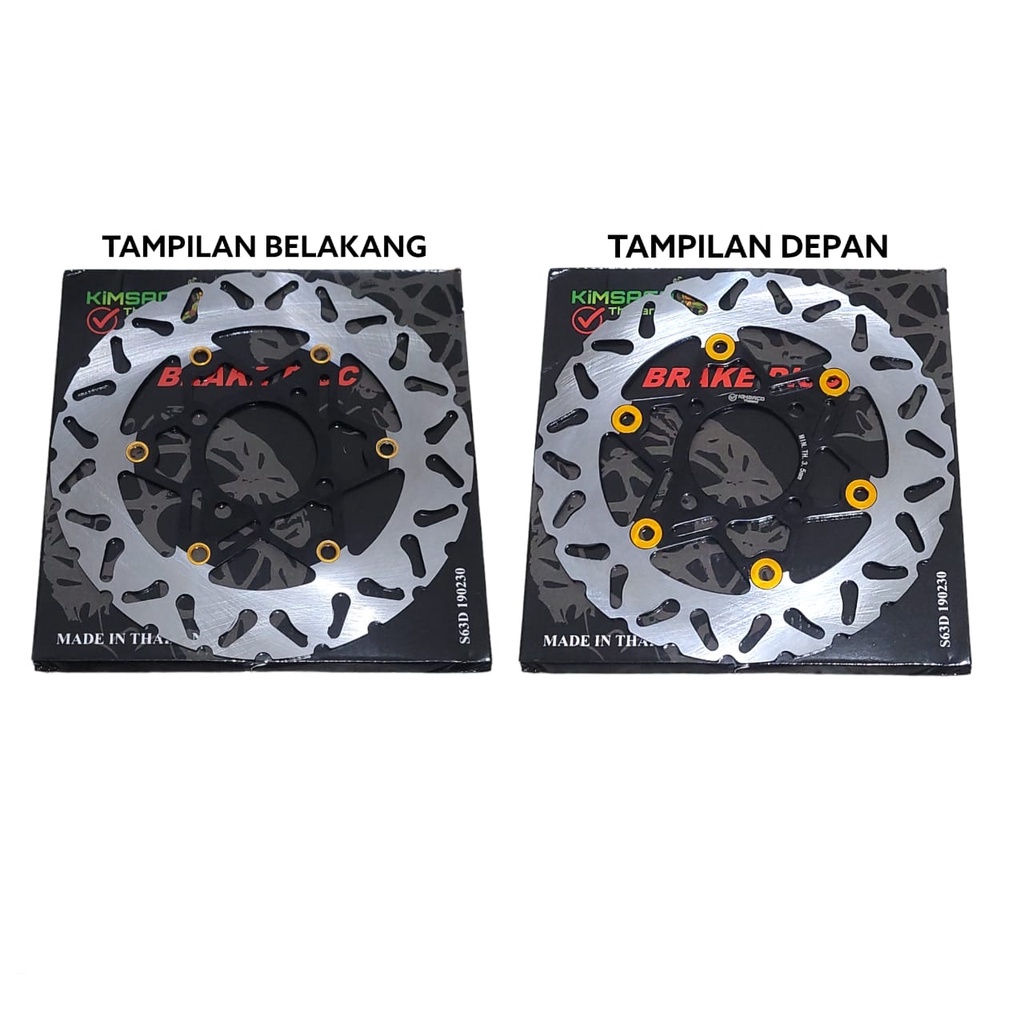 Piringan Cakram KIMSACO Model Psm 220 mm Plus Breket Vario,Beat,Scoopy,Mio,Mio Soul,Xeon &amp; Motor Lain Nya