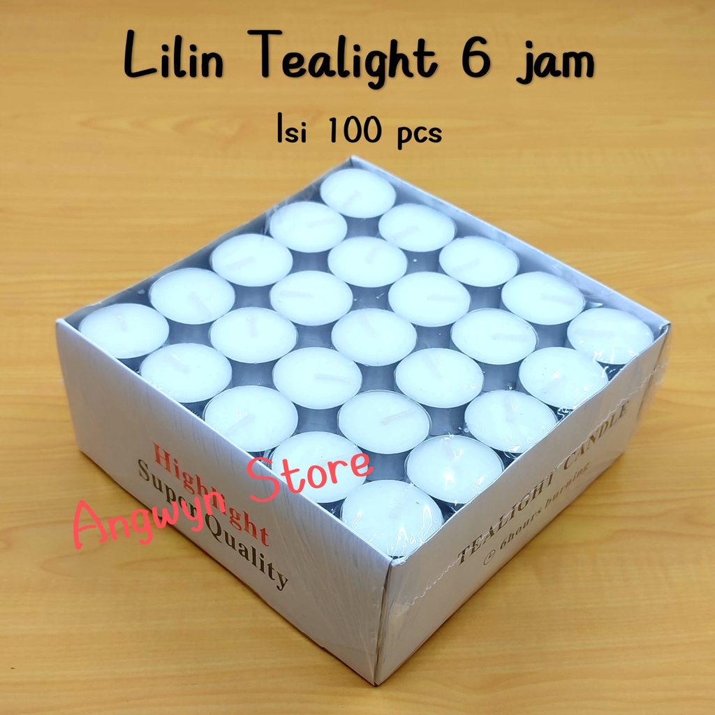 Lilin Tealight / Lilin Aromaterapi 6 jam isi 100 pcs