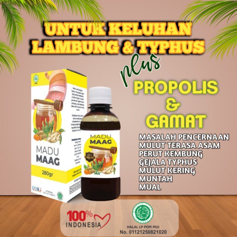 

Madu Maag Madu Untuk Asam Lambung / Gerd Asli 280 gr Madu Gholiban