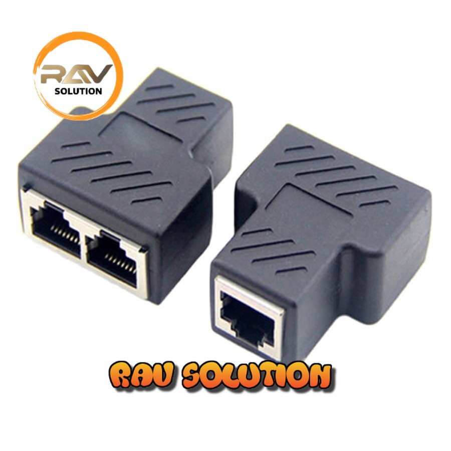 SKU-1288 BAREL DOUBLE RJ45 GOOD QUALITY COUPLER FEMALE FEMALE RJ 45