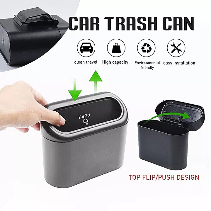 LT- CESTINO Tempat Sampah Mobil Serbaguna - Car Trash Can Garbage Bin Car