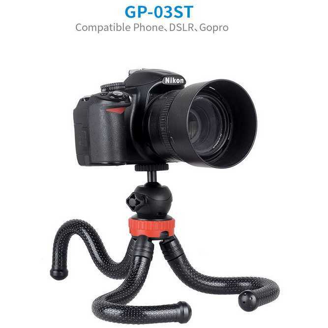 TaffSTUDIO Mini Tripod Flexible Octopus GorillaPod - B07