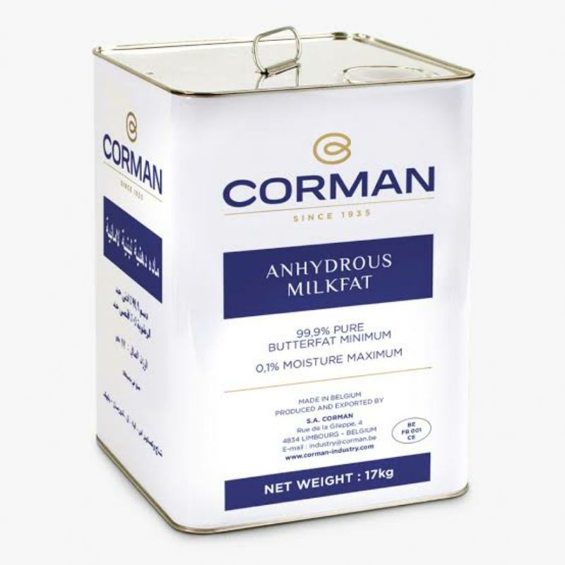 

FLASHSALLE!!!! CORMAN AMF BUTTER P3 REPACK 500GR Anhydrous Milkfat