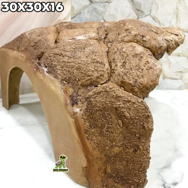 CORNER CAVE V1 HIDING CAVE RUMAH TORTO SULCATA PARDALIS BALLPYTHOON