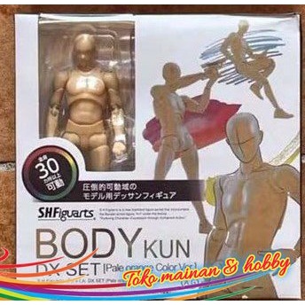 TERBARU / SHF BODY KUN BODY CHAN DX Set Orange Color Ver - SHFiguarts Mannequin - PALE ORANGE, BODY 