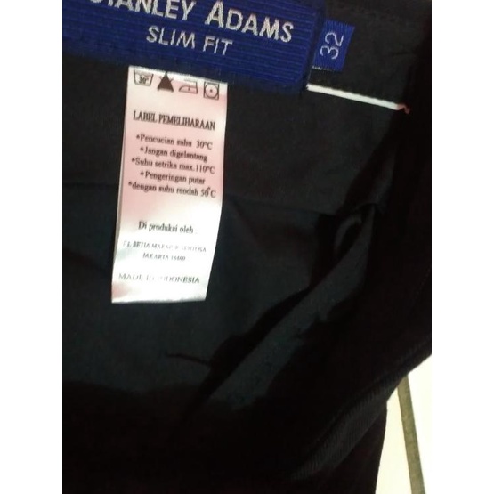 celana bahan stanley adam - Cokelat, 27
