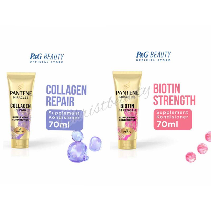 Pantene Collagen Repair/ Pantene Conditioner Biotin Strenght 70ml