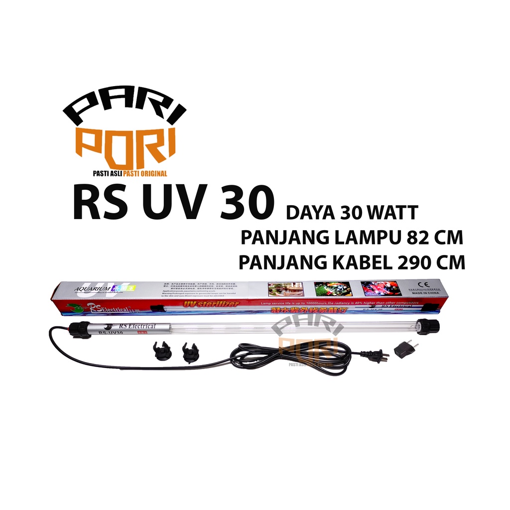 LAMPU UV KOLAM IKAN RS UV 30 LAMPU STERILIZER 30 WATT RsELECTRICAL