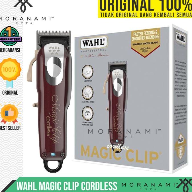 WAHL Magic Clip Cordless Alat Mesin Cukur Rambut Clipper Wahl Original
