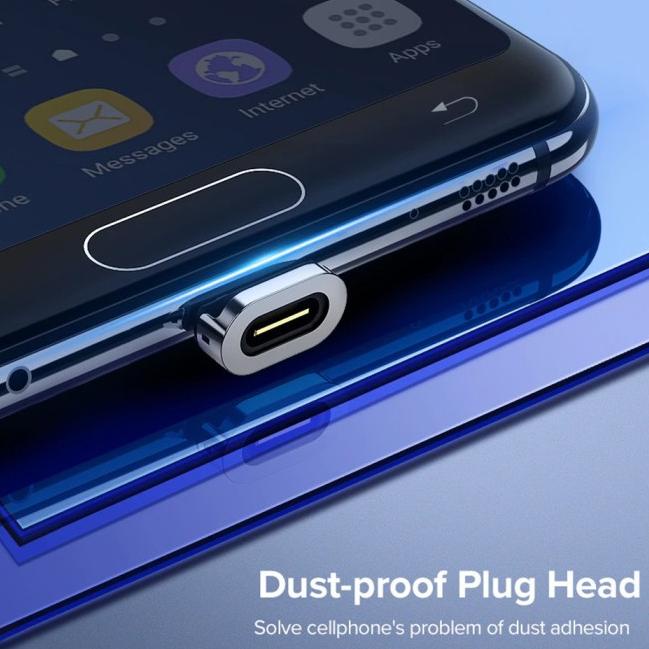 Cable Data Magnetic USB A to Type C / Micro USB UGREEN Braided 3A Fast - Micro USB