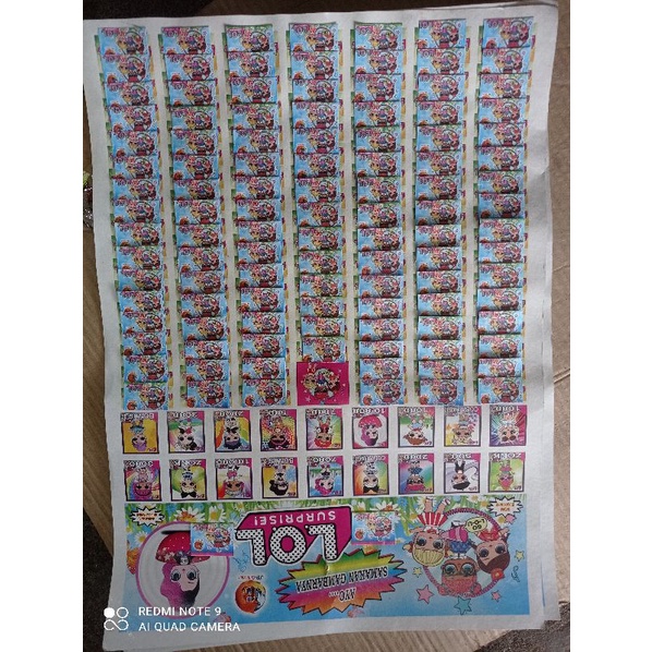 Mainan cabut cabutan berhadiah