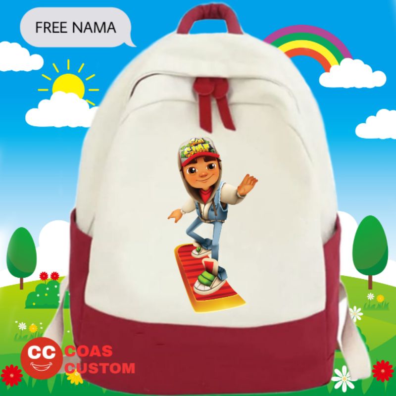 TAS SUBWAY SURFERS TAS ANAK SEKOLAH