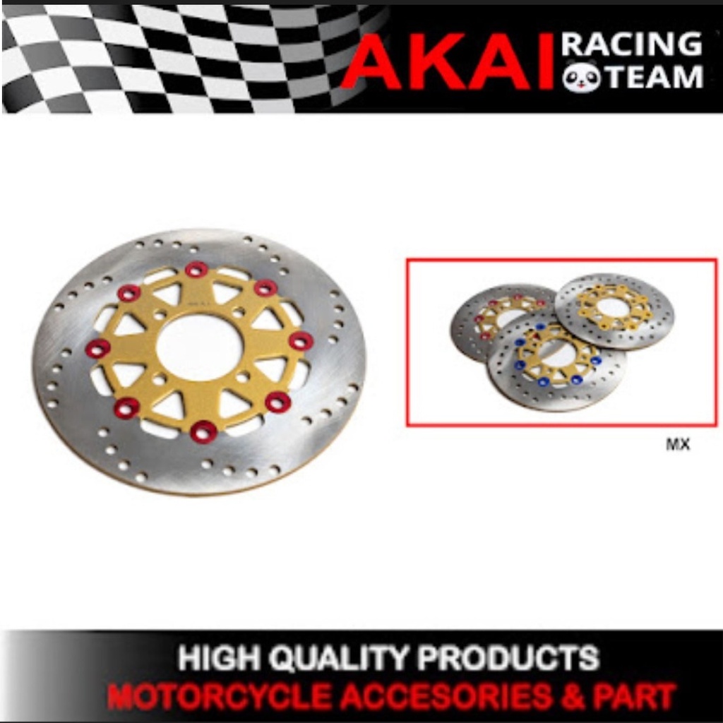 Akai Racing Store - Piringan Cakram Depan Variasi Ukuran Standar Akai Racing Jupiter Mx,Jupiter Z,Vega,Fizr,Nouvo