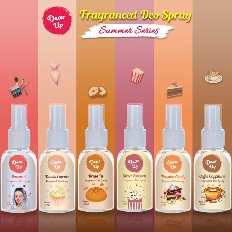 ❤️ DEAR UP ❤️ DEO SPRAY FRAGRANCED DEAR UP BPOM SUMMER SERIES - KELUARGA ID