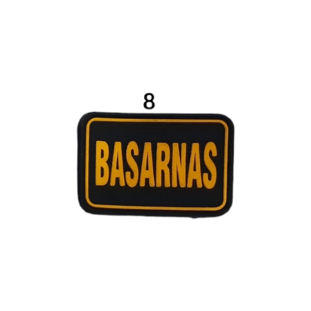 Patch Rubber Logo Rescue, SAR, Basarnas, Search And Rescue, Potensi sar TRC Tim Reaksi Cepat, BPBD