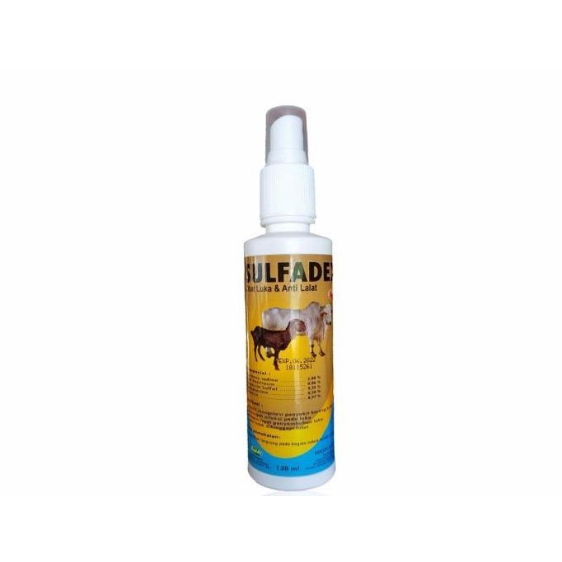 SULFADEX SPRAY 130ml RAID ALL Obat Semprot Luka Hewan Anti Lalat Sapi Kambing