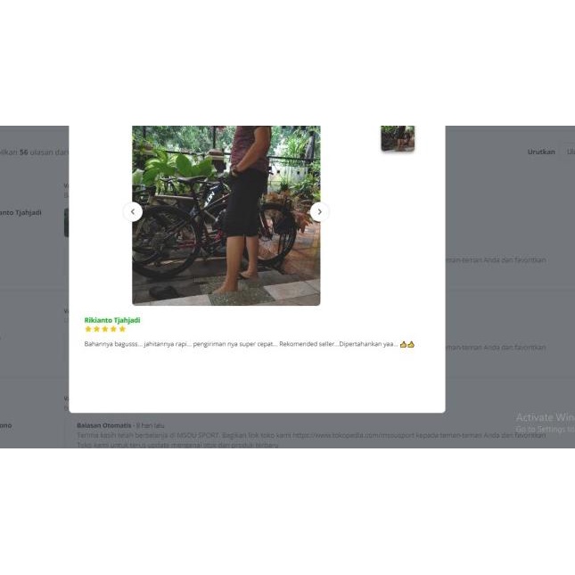 CELANA 3/4 PRIA SPORT OLAHRAGA SEPEDA GOWES - abu MUDA, XL