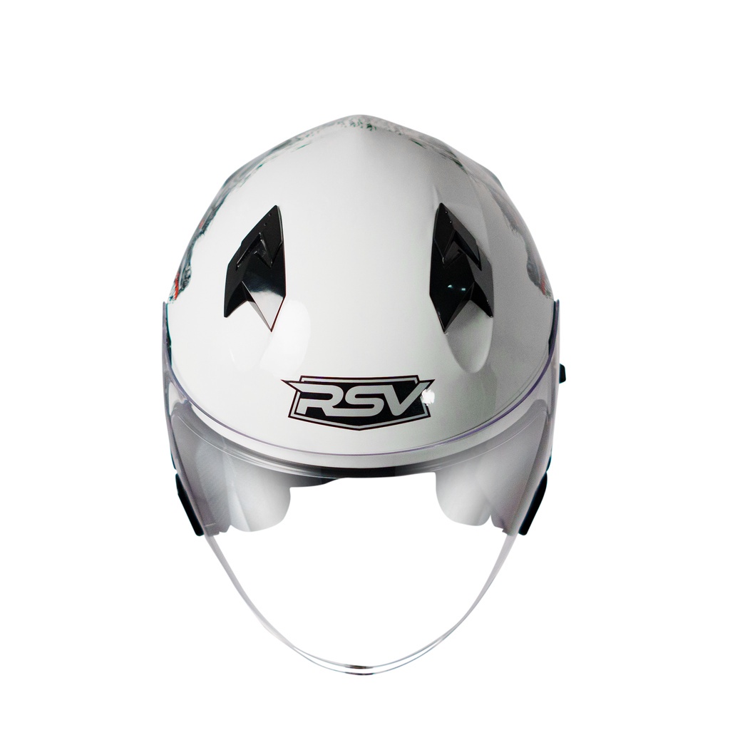 HELM RSV SV300 WOLF GLOSSY PAKET GANTENG IRIDIUM - RSV HALF FACE