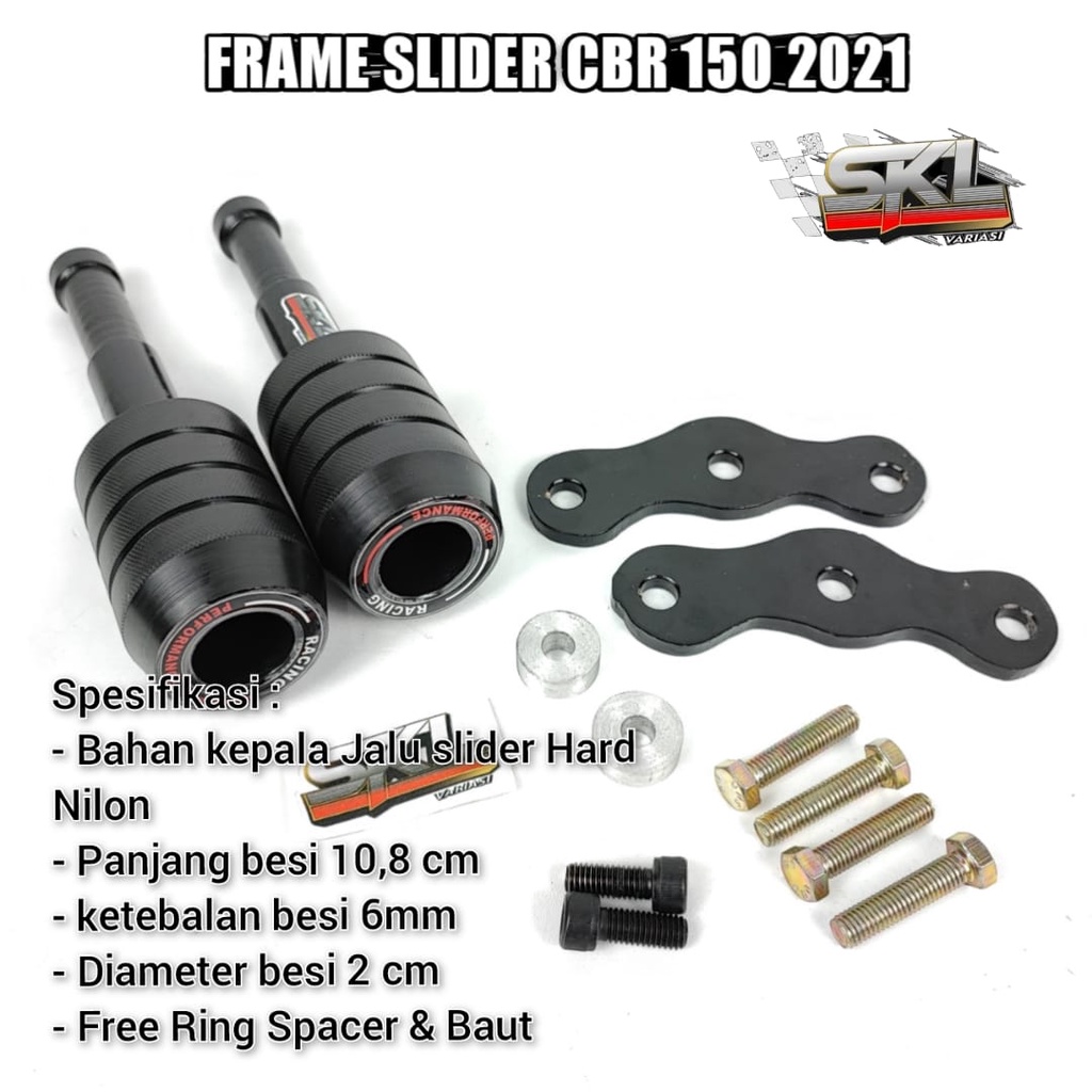 Frame Slider  Pelindung Body Jalu pelindung fairing  CBR 150R 2021 2022 2023 K45R NEW CBR 150R