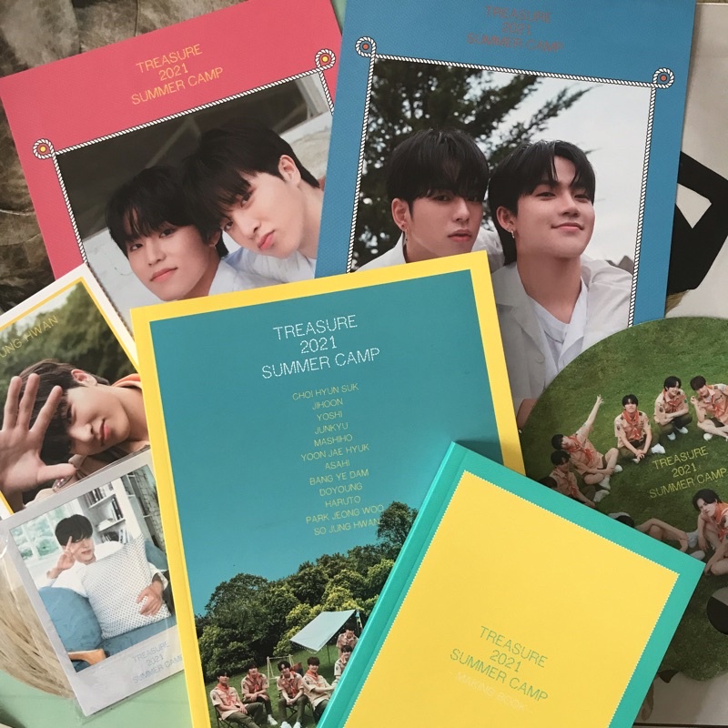 Sharing Treasure Summer Camp SumCamp Photobook; Making Book; Photo Fan; Junghwan Set; Hyunsuk Unit