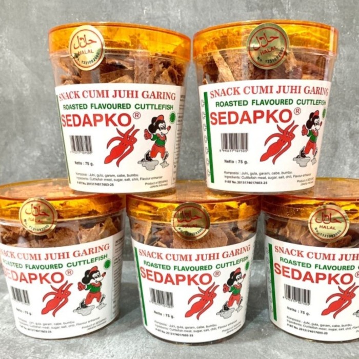 

SNACK CUMI JUHI GARING PANGGANG SEDAPKO 75gram