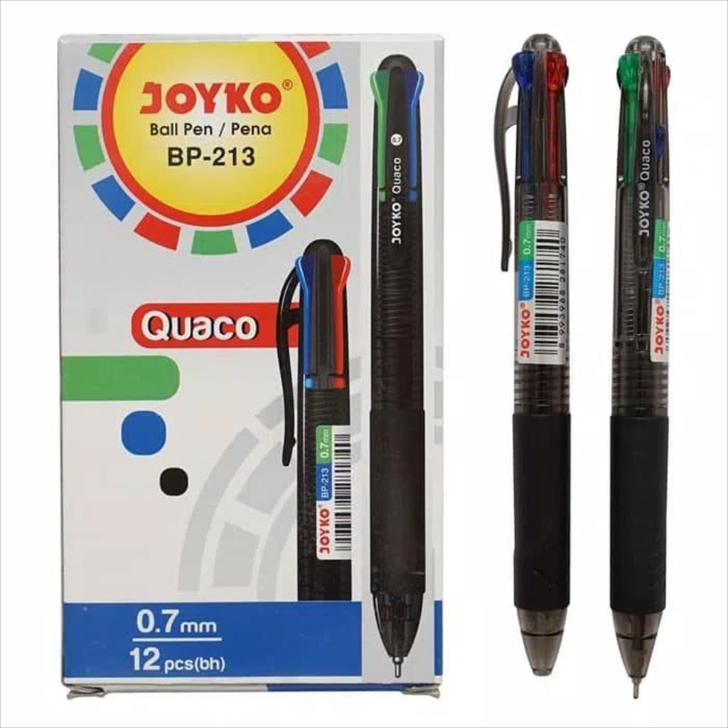 

Pulpen Joyko Quaco BP-213 ( 4 Warna ) pcs