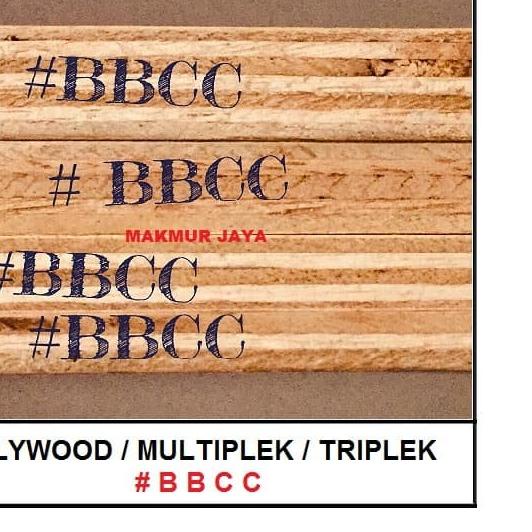 Triplek / Plywood / Multiplek BBCC 12mm