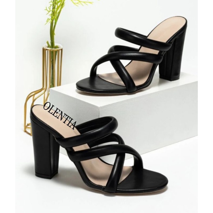 Sandal Wanita heels tahu 9cm DV 08