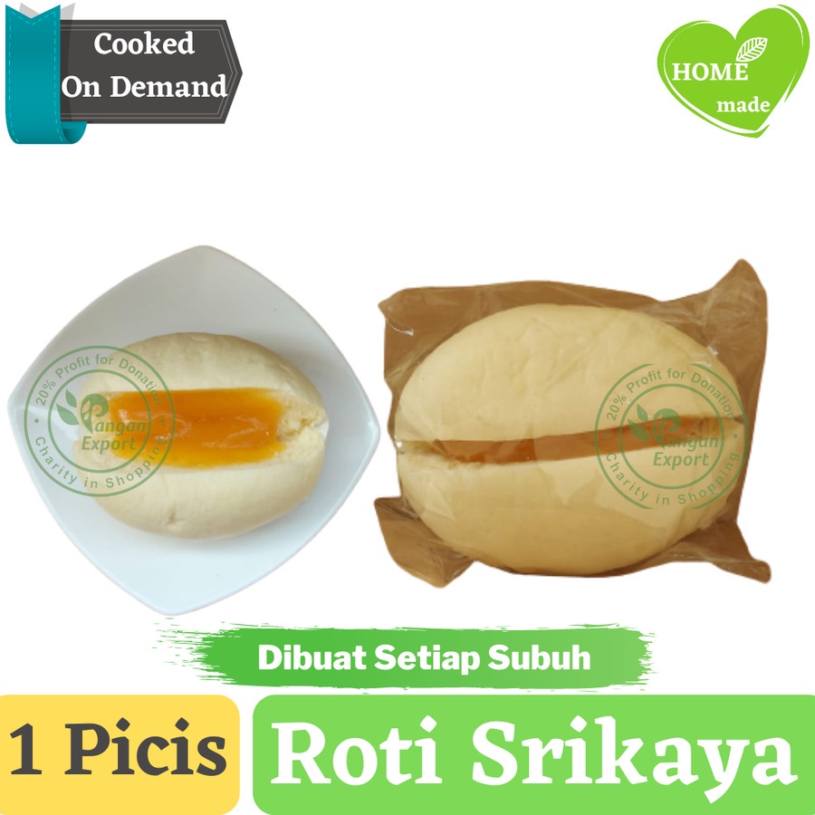 

Roti Srikaya , Roti Serikaya Kukus Kue Jajanan Pasar