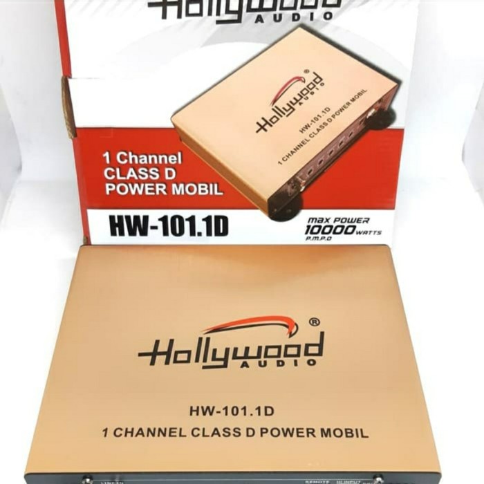 Power Amplifier Power Monoblock Class D Hollywood Hw 101.1D