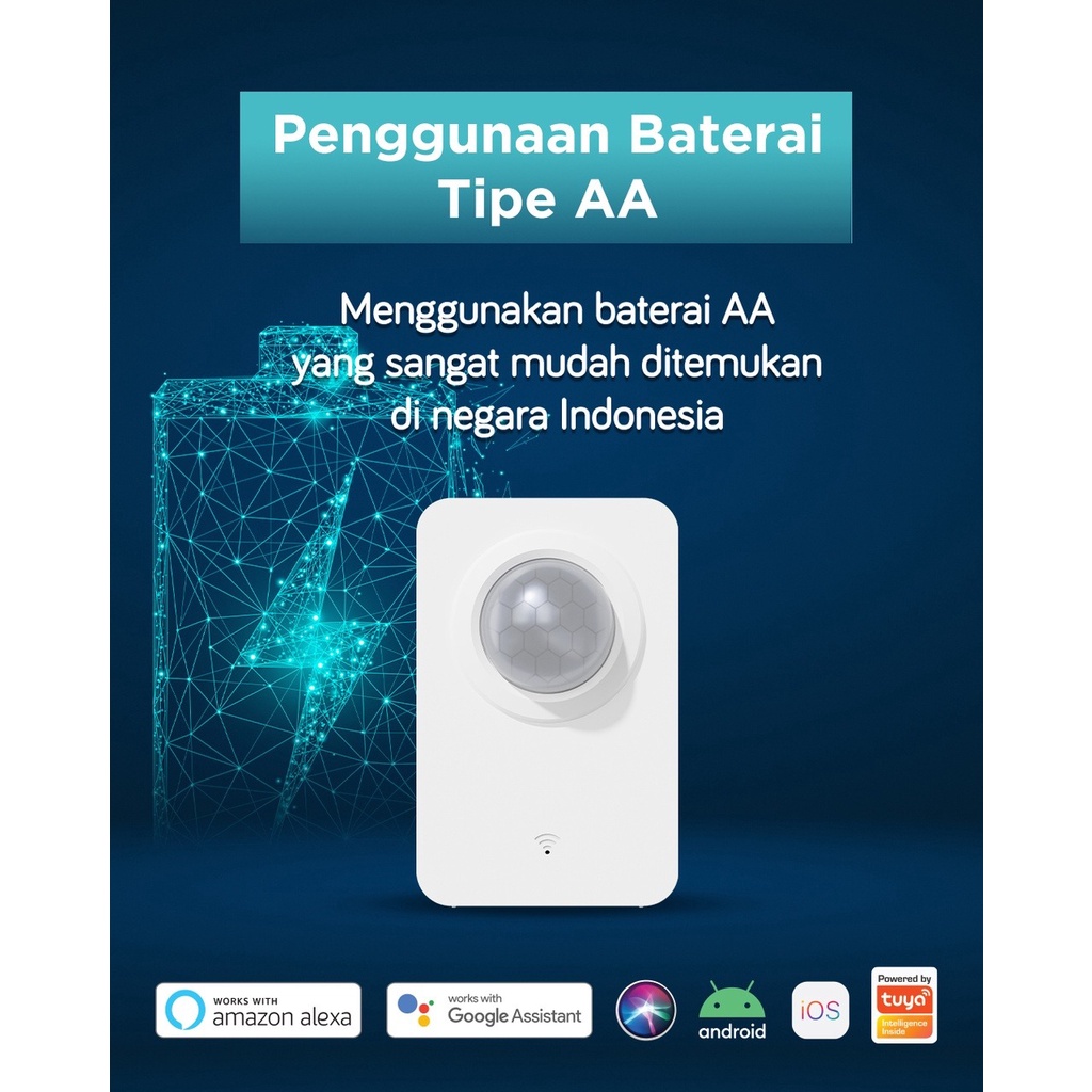 Bardi Indonesia PIR Motion Sensor menangkap gerakan hingga 10M