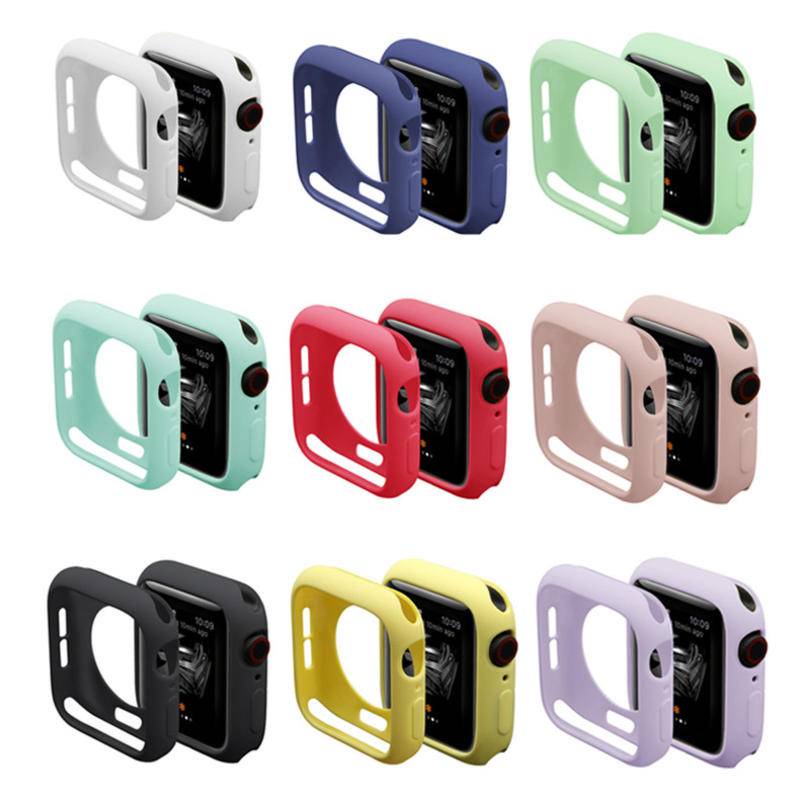 Casing Silikon Apple Watch Seri 8 7 6 5 4 3 2 1 SE2 Ukuran 49mm 45mm 41mm 42mm 40mm 38mm Bumper