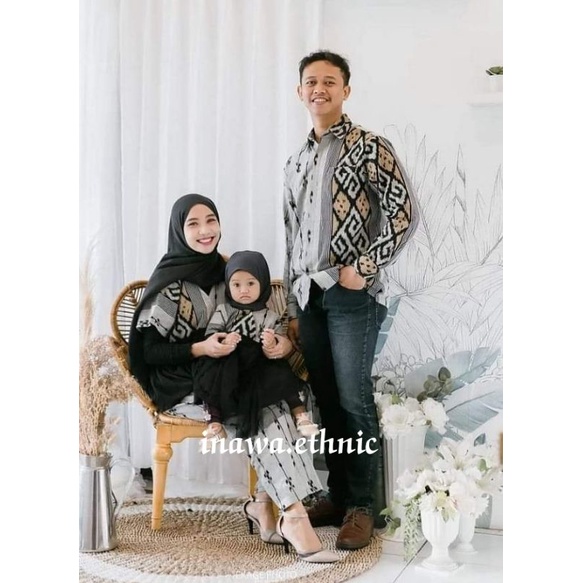 Baju Tenun Couple - Dress Kondangan - Couple Tenun - Batik Batik Couple Couple - Dress Gamis - Dress