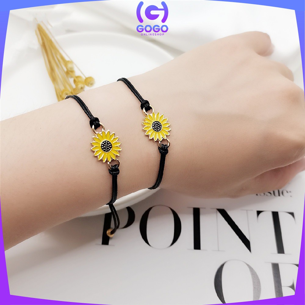 GOGO-K65 Gelang Tali Persahabatan Anyaman Korean Fashion Gelang BFF Gelang Pasangan Sahabat Gelang etnik