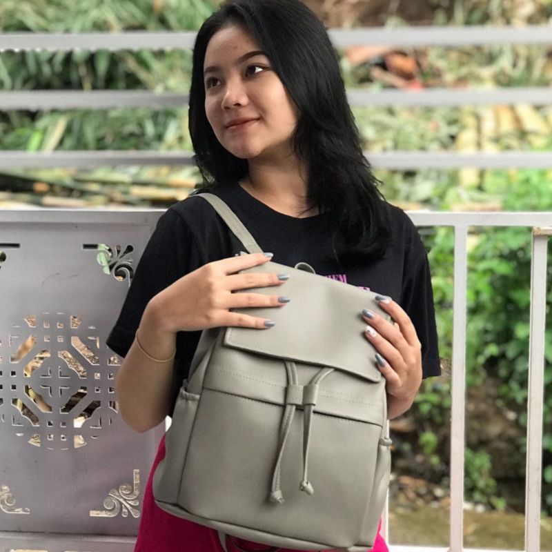 Tas Rnsel Wanita Kulit Sintetis Tas Gendong Luna Slingbagkonveksi Produktion