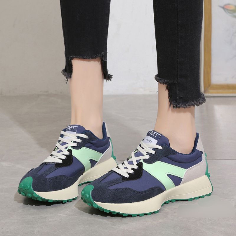 RYX - Denim LMN Sepatu Sneakers Tali Wanita Fashion Casual / Olahraga - Import Ori