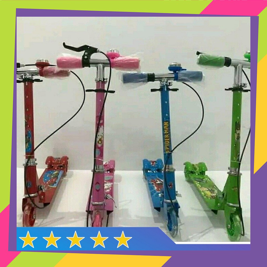 834 / Skuter anak roda 3 / Bel &amp; Rem / Scooter / Otoped