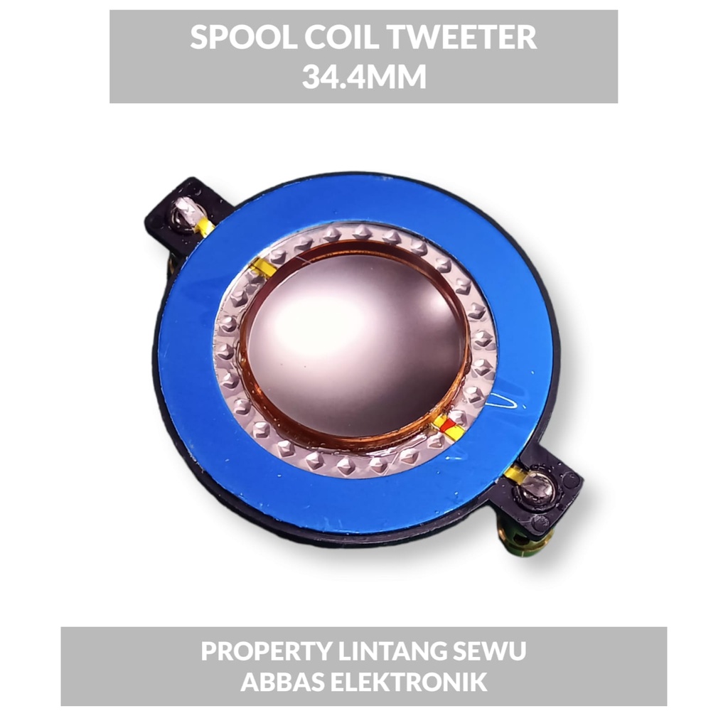 SPOOL COIL TWEETER  34.4 SPUL KOIL TWITER TWITTER TWETEER SPEAKER 34.4MM TAIWAN spul tweater