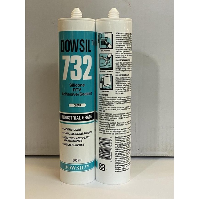 

dowsil 732 / dowsil 732 silicone rtv adhesive/sealant