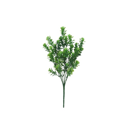 MINI ORCHID BUSH GREEN DAUN HIAS/ DAUN PALSU/ DAUN DEKORASI/ DAUN IMPORT