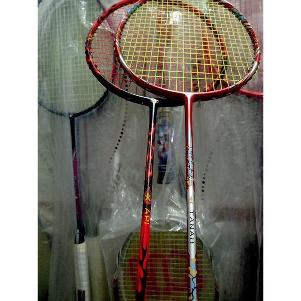 RAKET BADMINTON KANSA ELEMENT FIRE API DAN EARTH TANAH