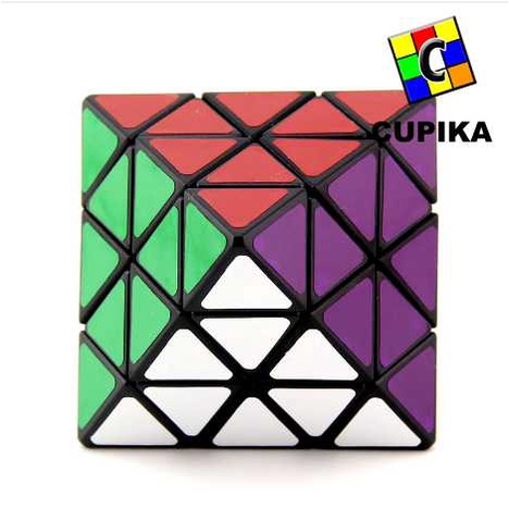 Rubik Pyraminx doubel atas bawah Pyraminx Blackbase Original Piramid