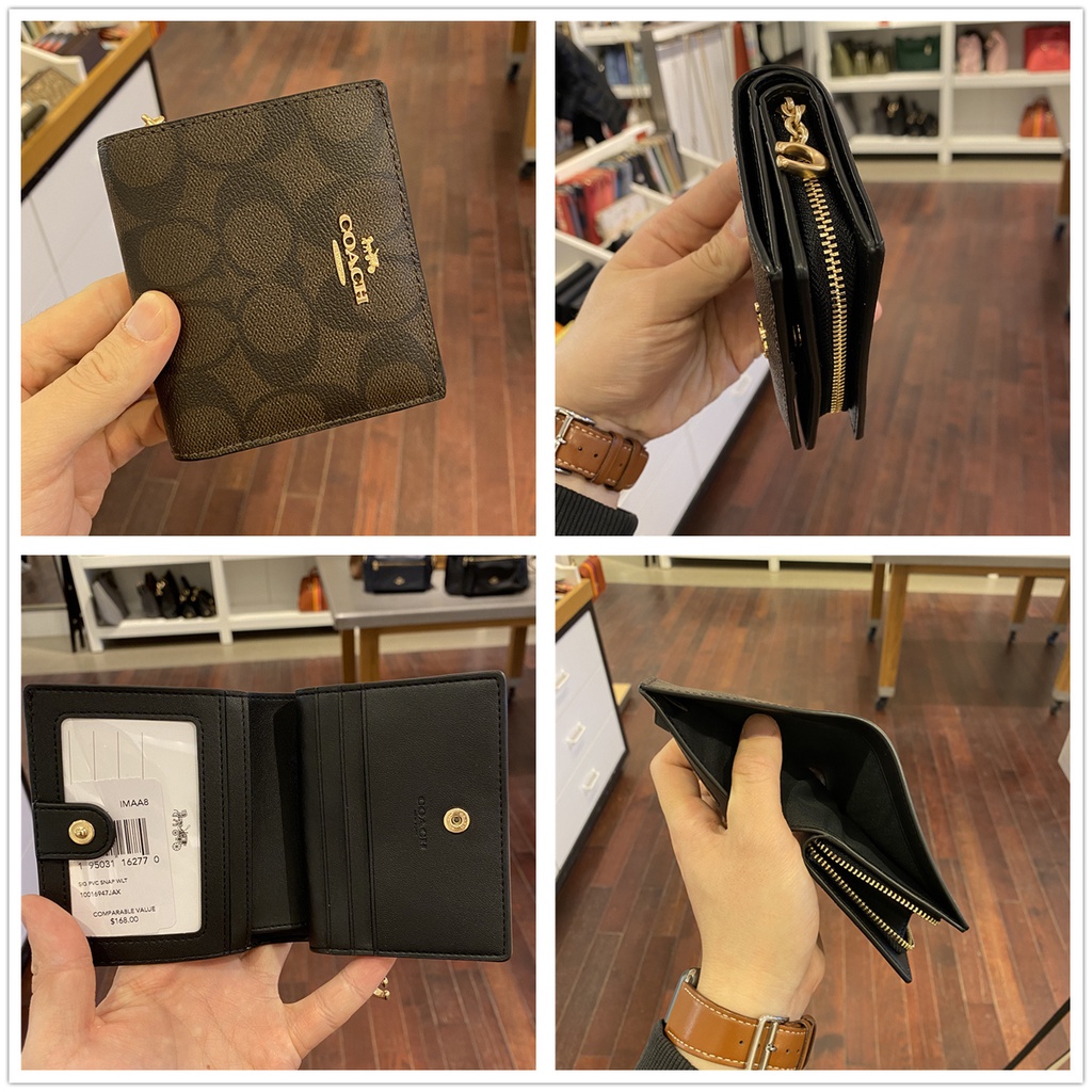 Coach Dompet Lipat short wallet coach wallet wanita coach Dompet Wanita