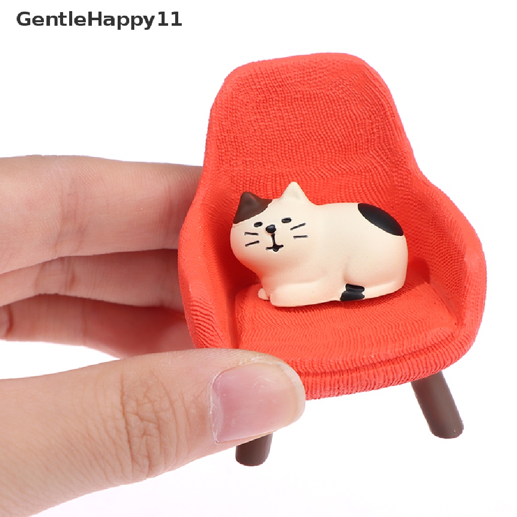 Gentlehappy Simulasi Mainan Model Furniture Kursi Sofa Stool Kecil Untuk Dekorasi Rumah Boneka id